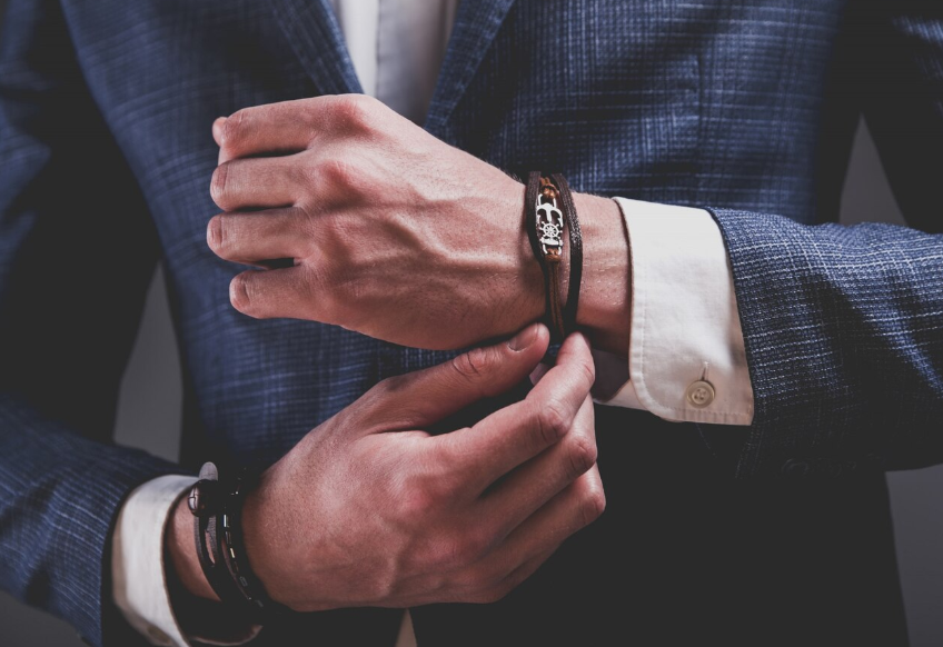 Men’s Leather & Bead Bracelets